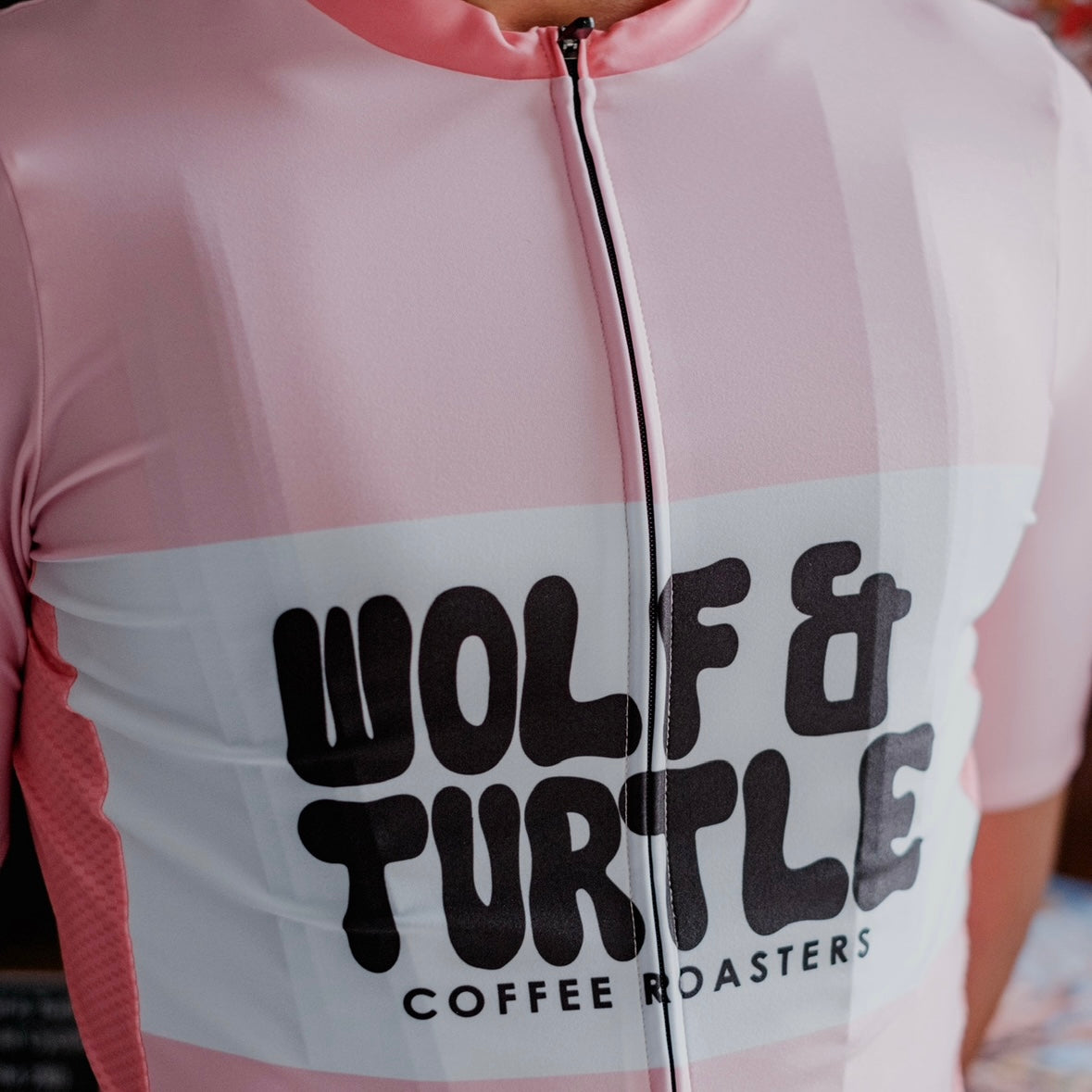 “Classic Pink” cycling jersey